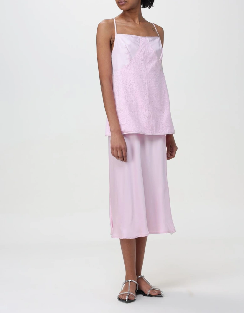 Lace Overlay Slip Dress