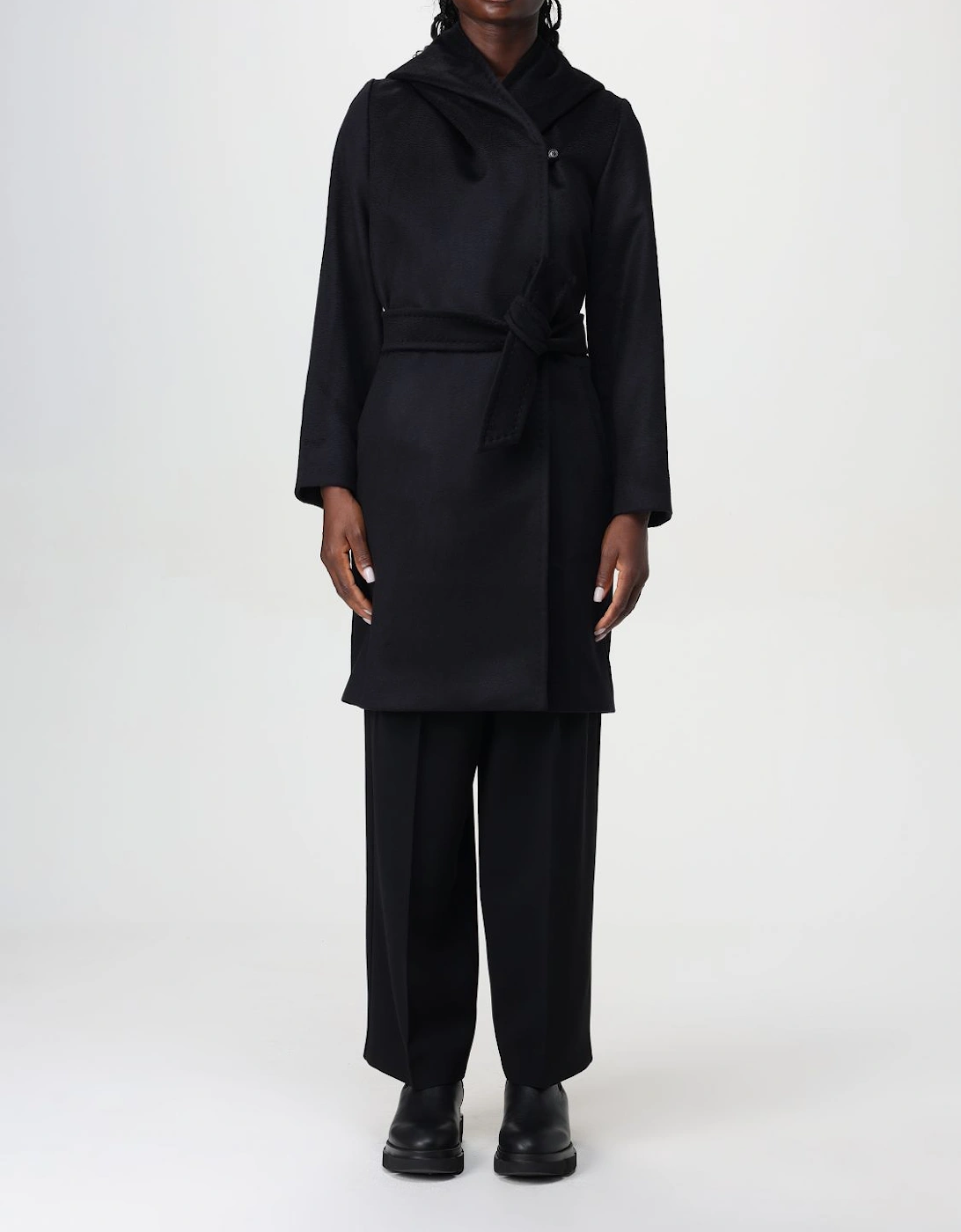 Manuela Hooded Wrap Coat