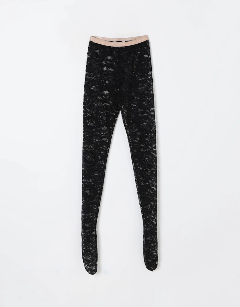 Lace Floral Tights