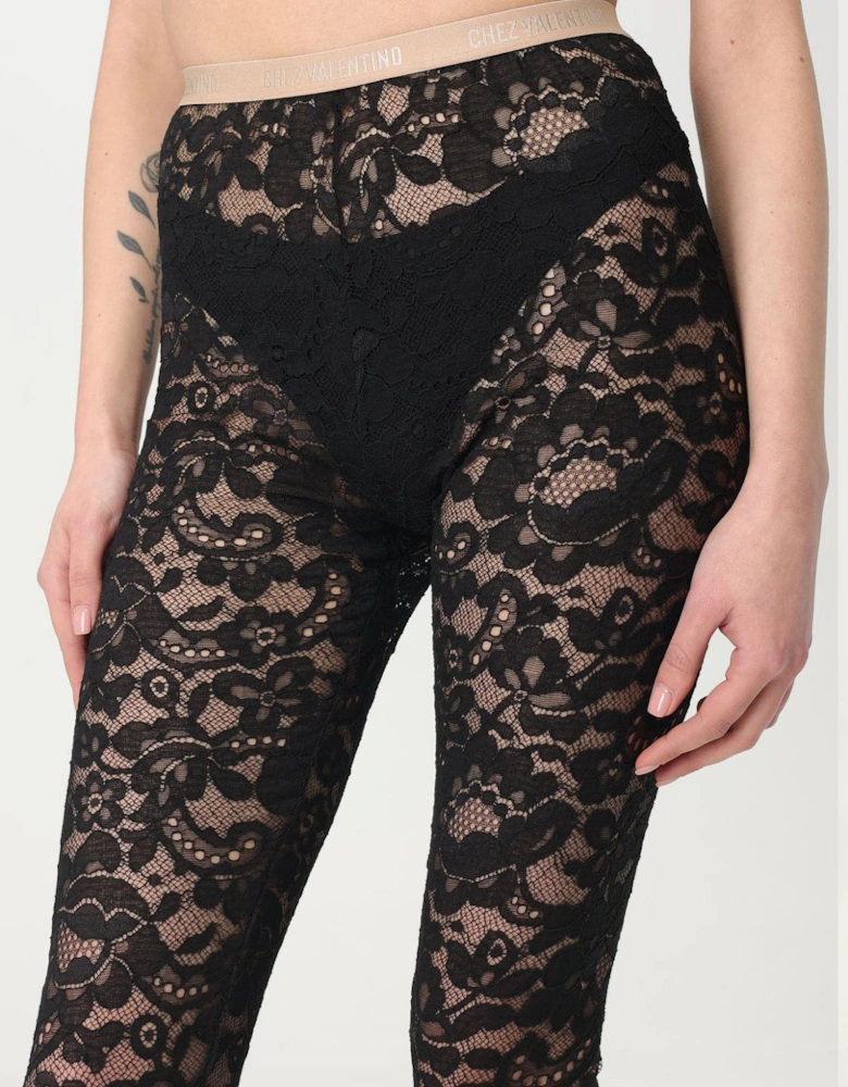 Lace Floral Tights