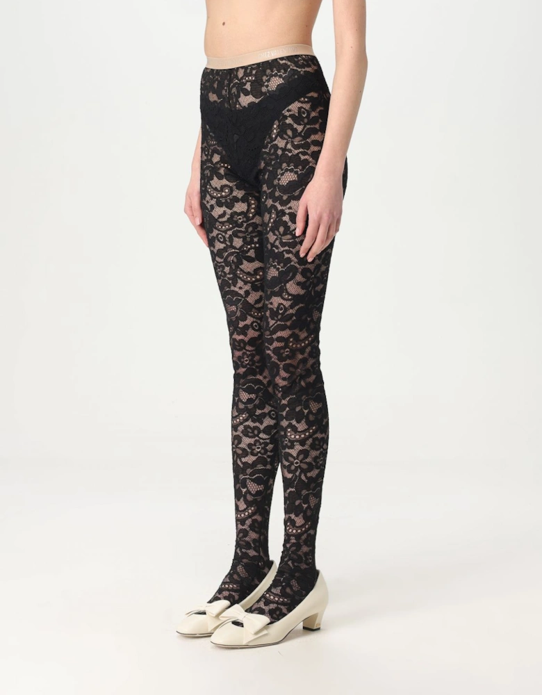 Lace Floral Tights