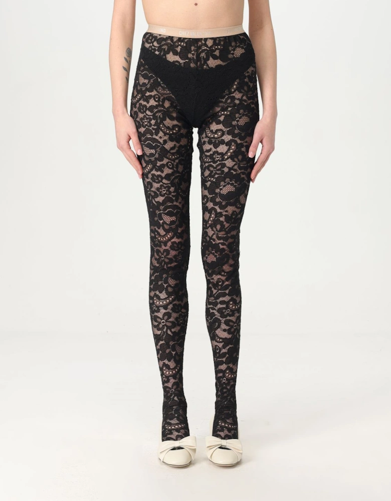 Lace Floral Tights