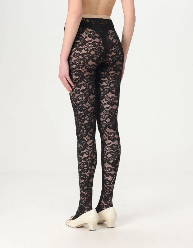 Lace Floral Tights