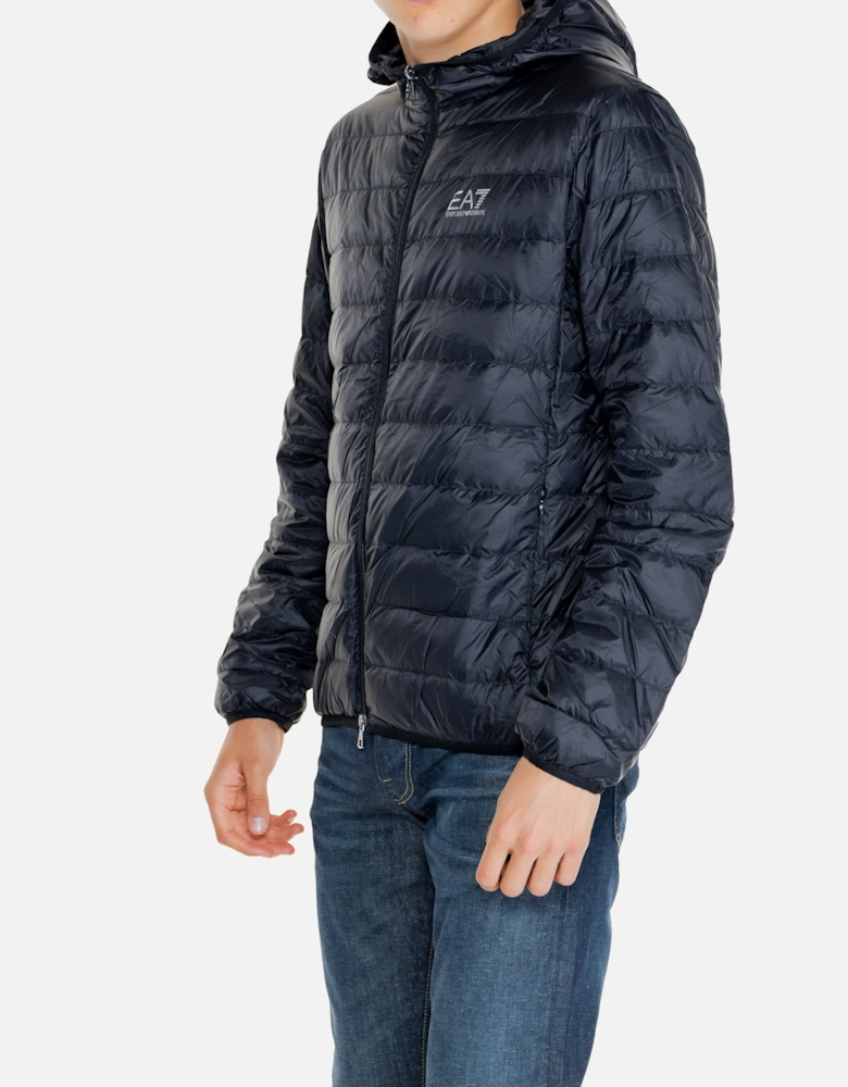 Emporio Armani Mens Down Puffer Jacket Black