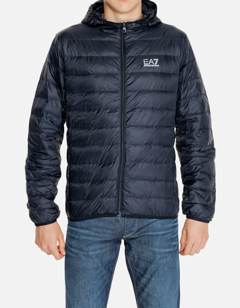 Emporio Armani Mens Down Puffer Jacket Black