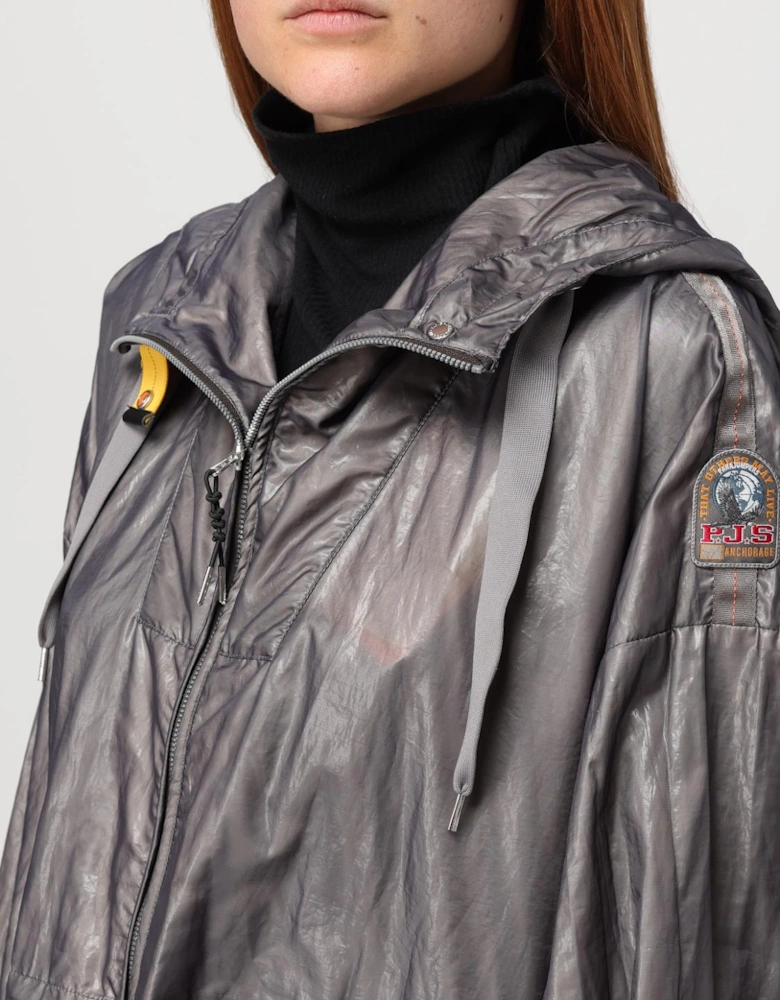 Long Parka Hooded Raincoat