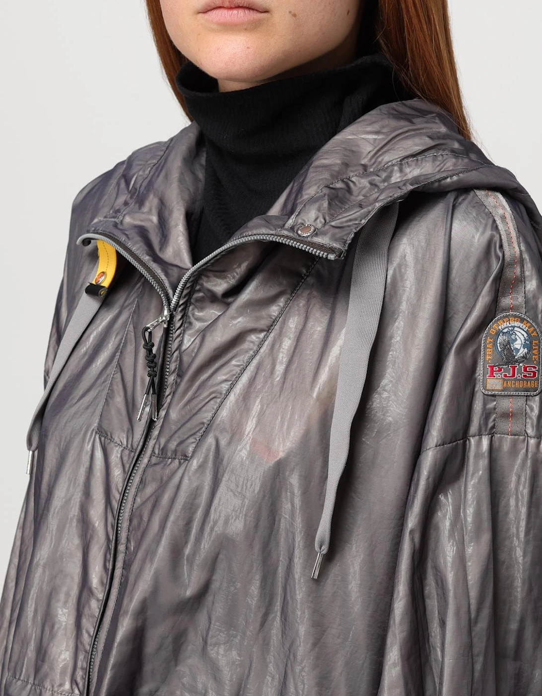 Long Parka Hooded Raincoat