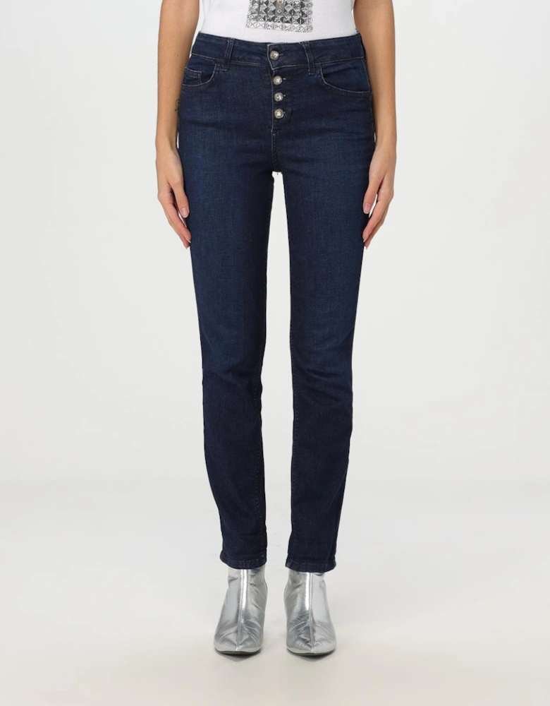 Slim Fit Button Fly Jeans