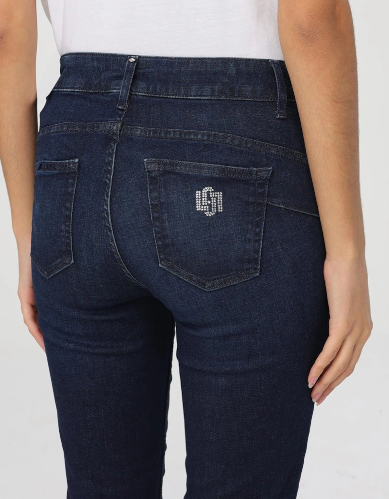 Slim Fit Button Fly Jeans