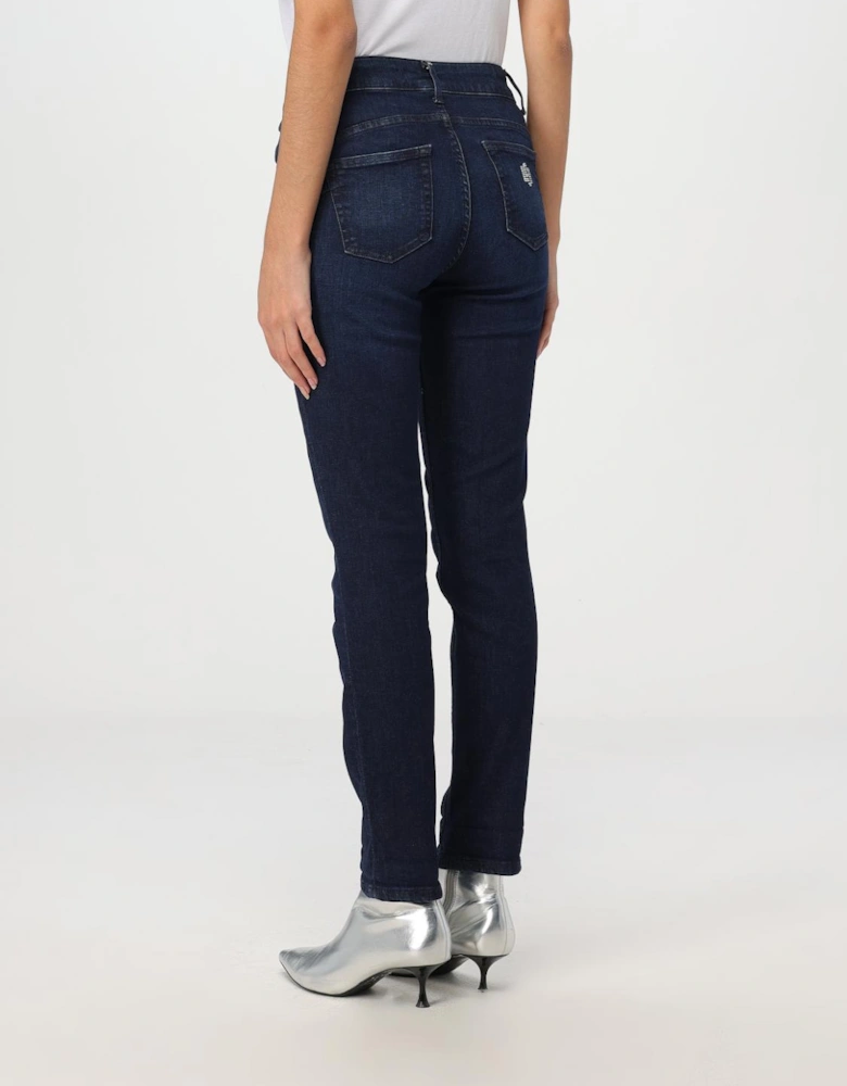 Slim Fit Button Fly Jeans