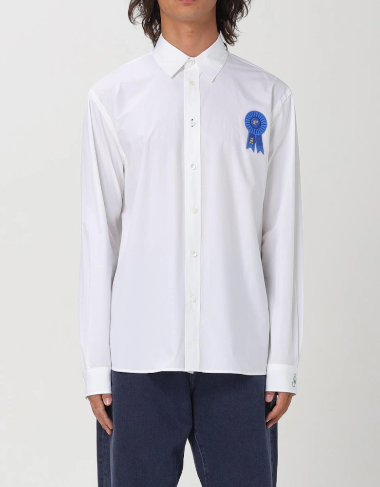 Long Sleeve Poplin Shirt with Ribbon Detail