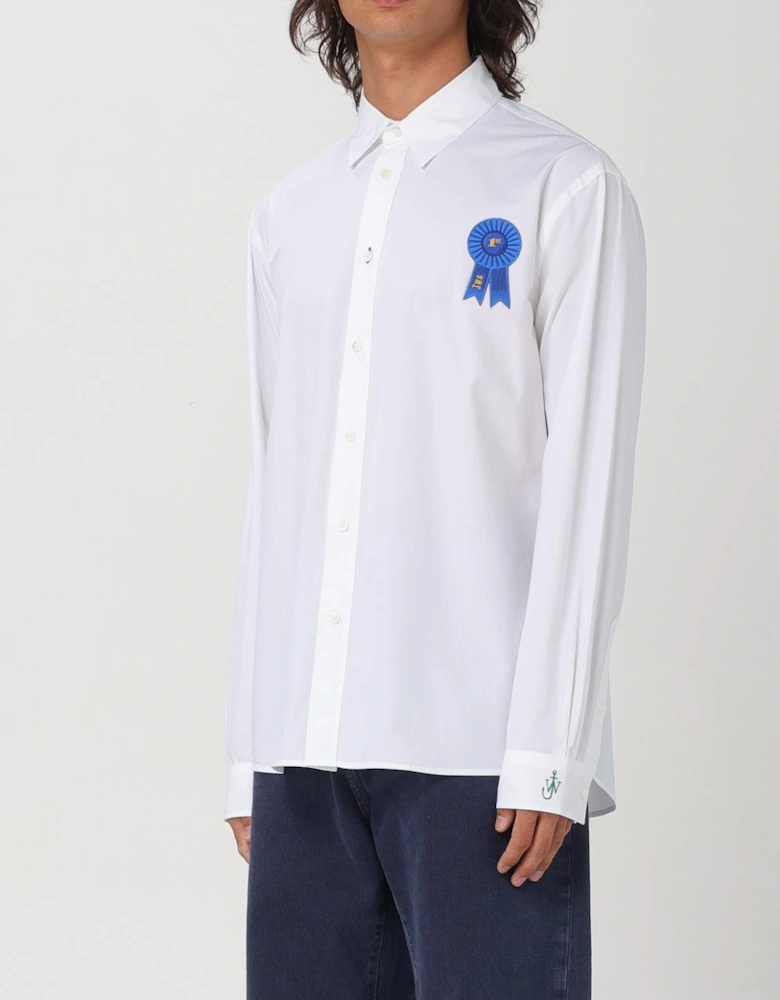 Long Sleeve Poplin Shirt with Ribbon Detail