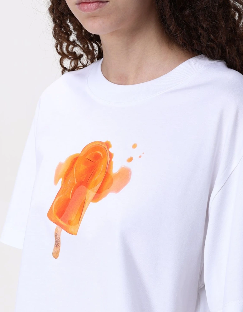 Cropped TShirt Popsicle Print