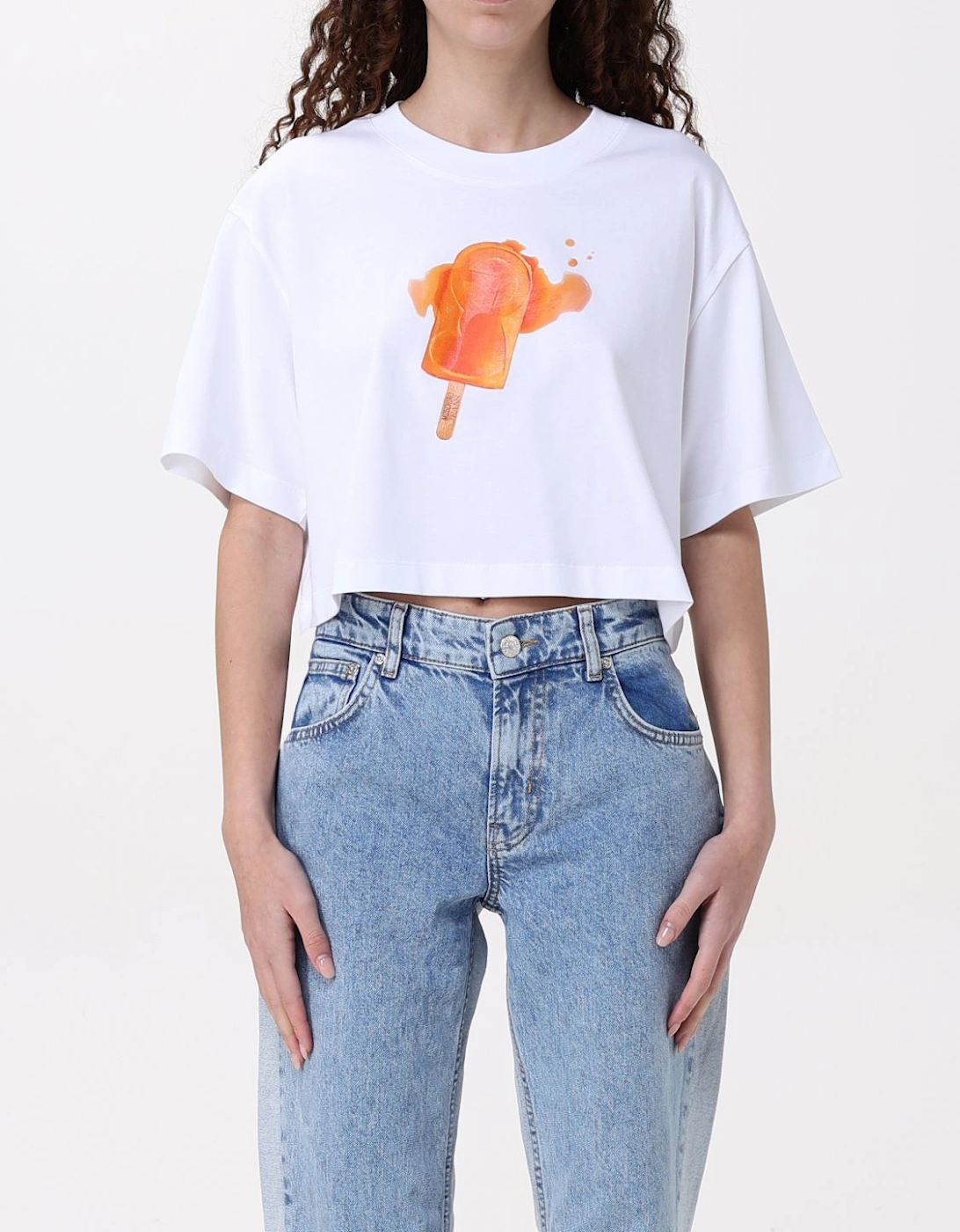 Cropped TShirt Popsicle Print, 6 of 5