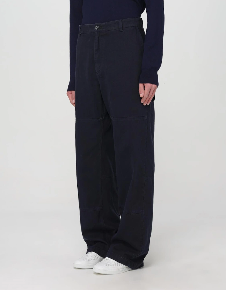 Wide Leg Denim Pants Relaxed Fit