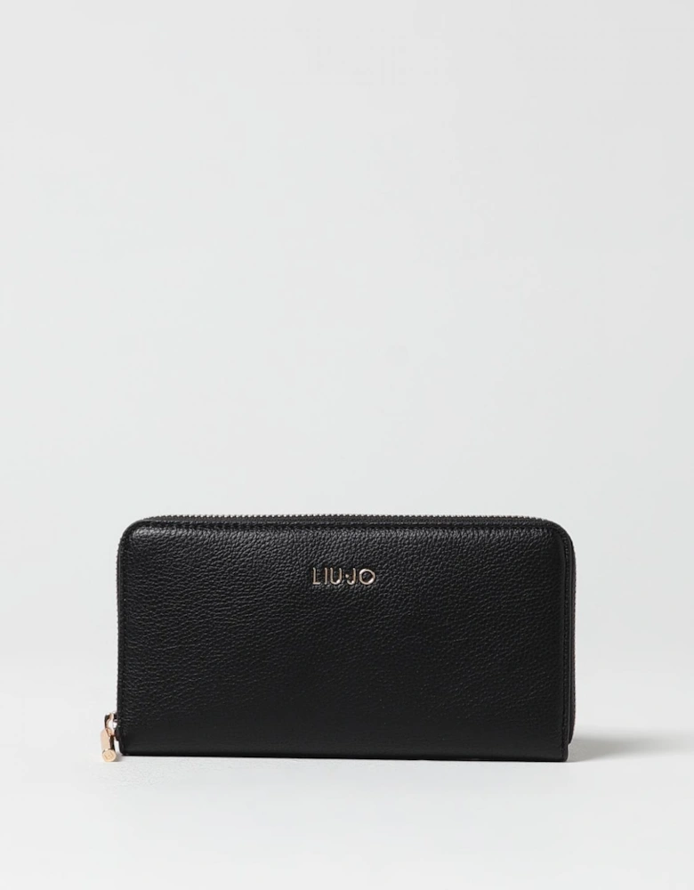 Zip Around Leather Wallet