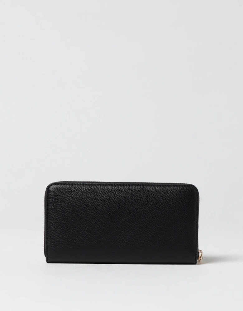 Zip Around Leather Wallet