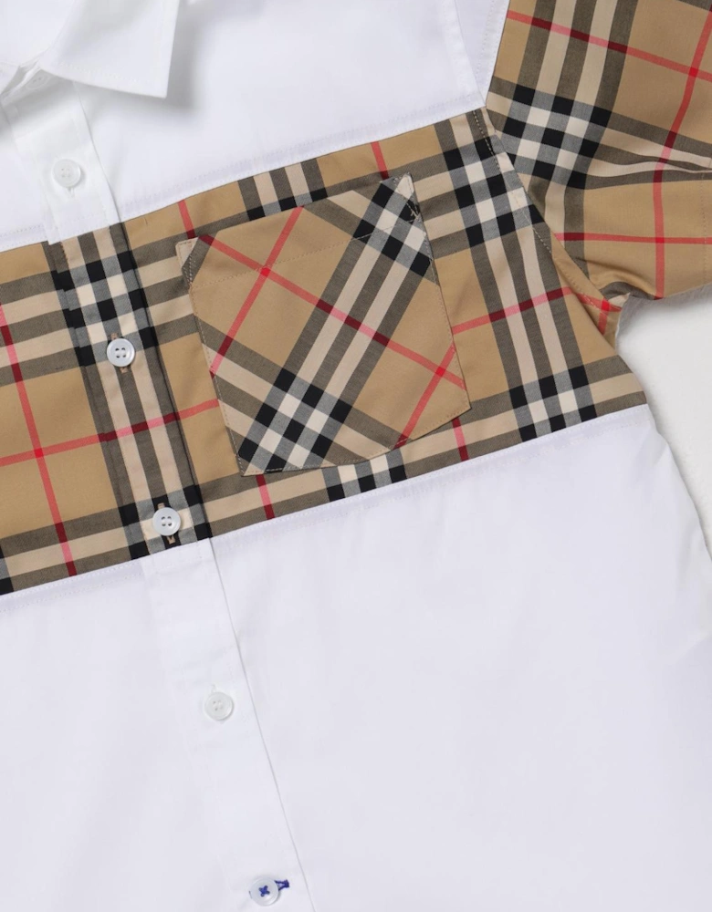 Check Pattern Short Sleeve Shirt