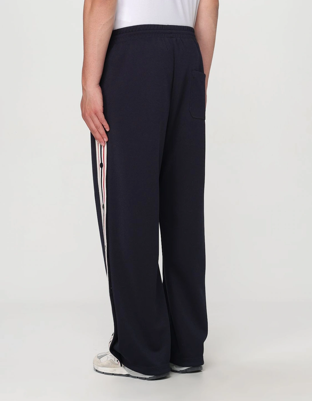 Track Pants with Side Button Detailing