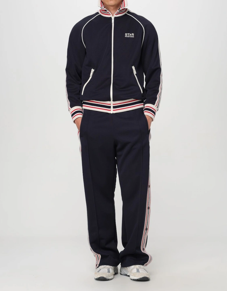 Track Pants with Side Button Detailing