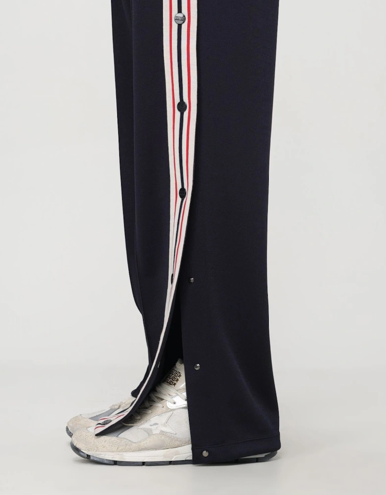 Track Pants with Side Button Detailing