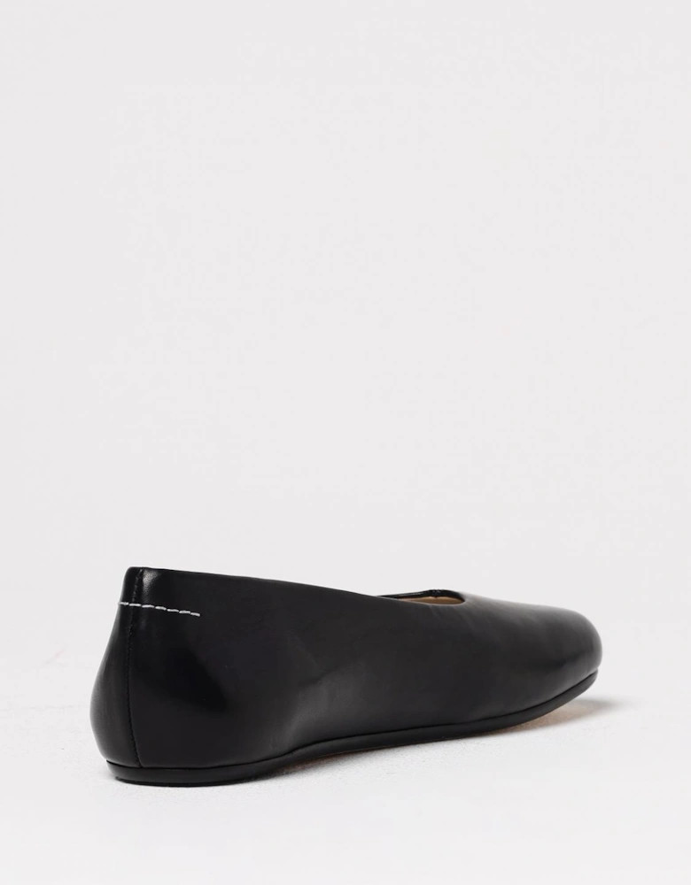 Leather Ballerina Flats Minimalist Design
