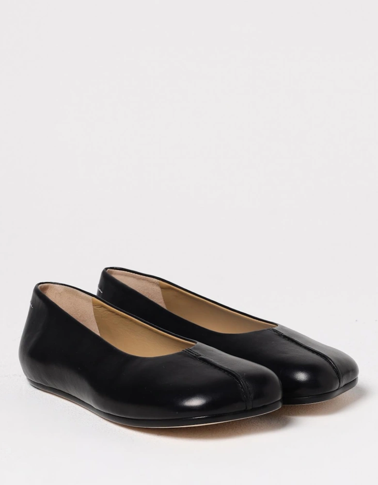 Leather Ballerina Flats Minimalist Design