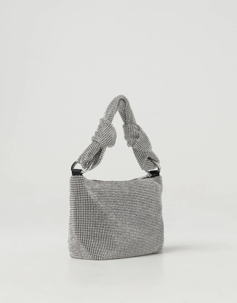 Rhinestone Knotted Clutch Bag