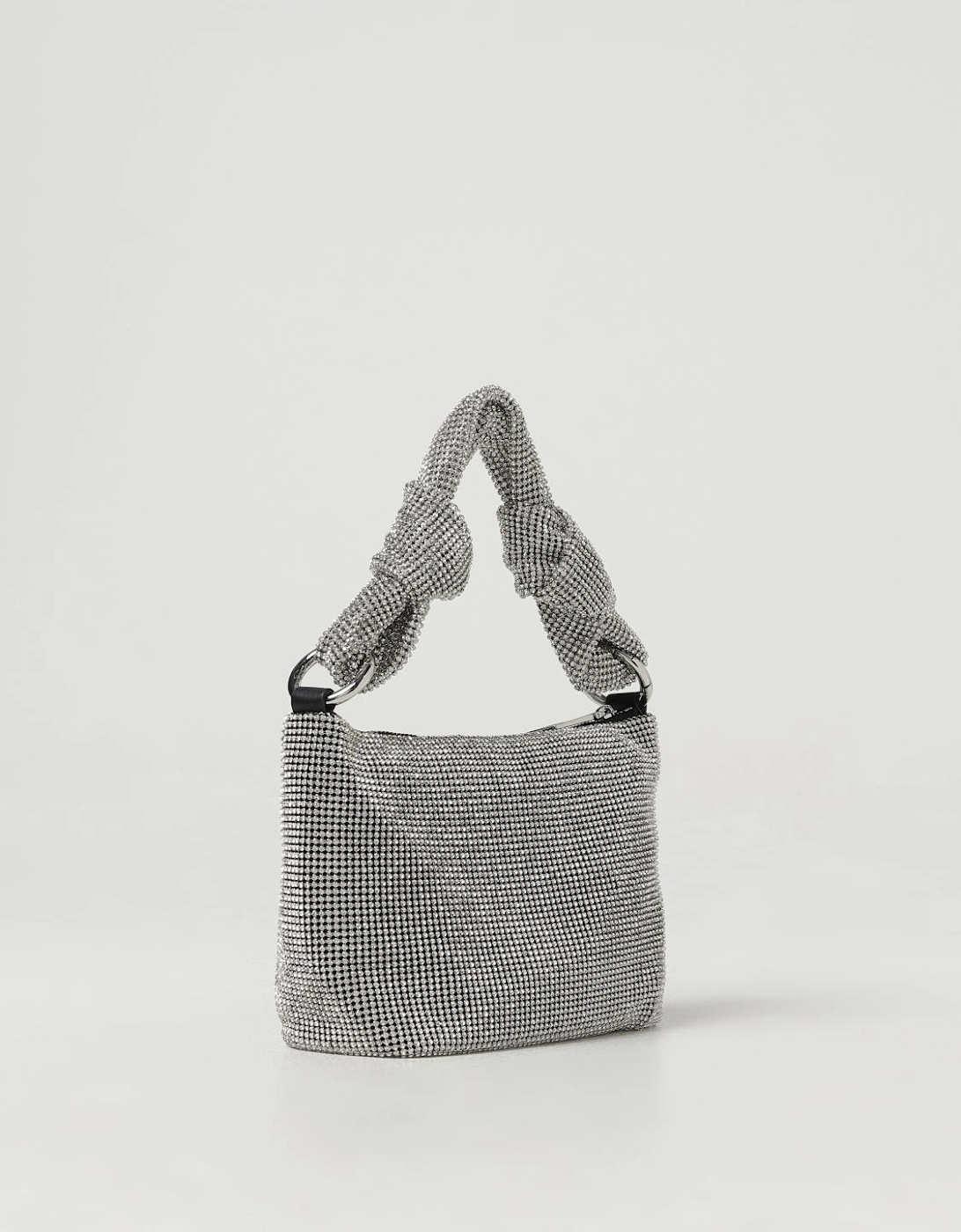 Rhinestone Knotted Clutch Bag