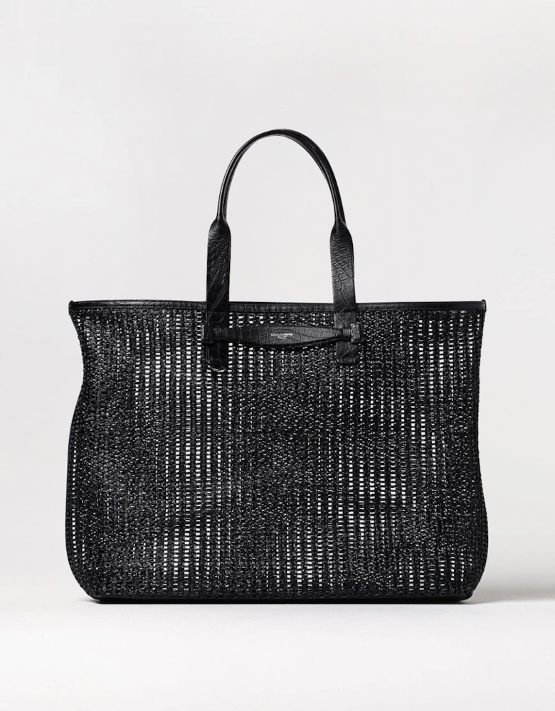 Woven Raffia Tote Bag