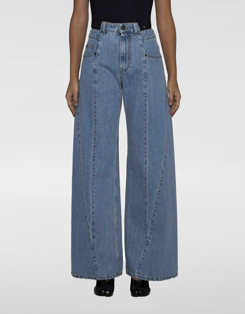 Denim Trousers in a Contemporary Style