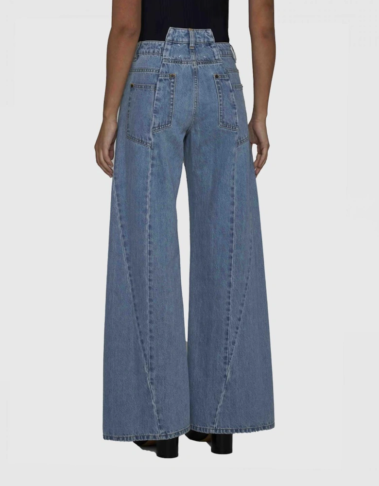 Denim Trousers in a Contemporary Style