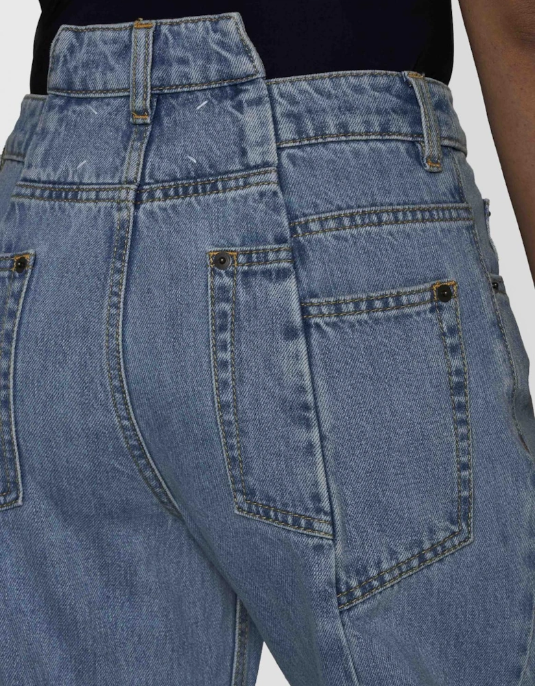 Denim Trousers in a Contemporary Style
