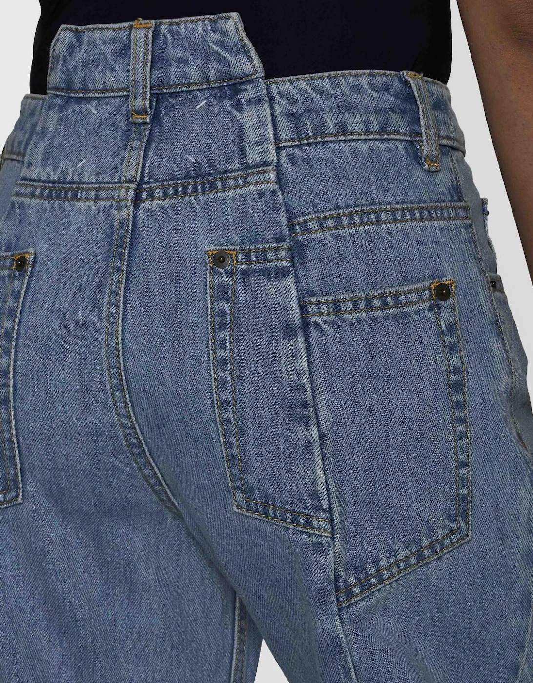 Denim Trousers in a Contemporary Style