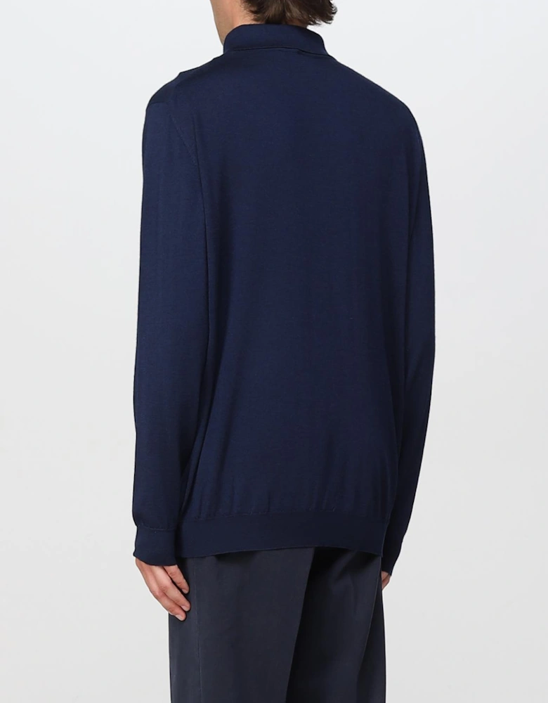 Merino Wool Polo Sweater