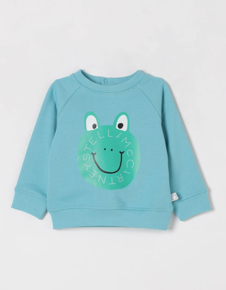 Kids Frog Print Sweatshirt