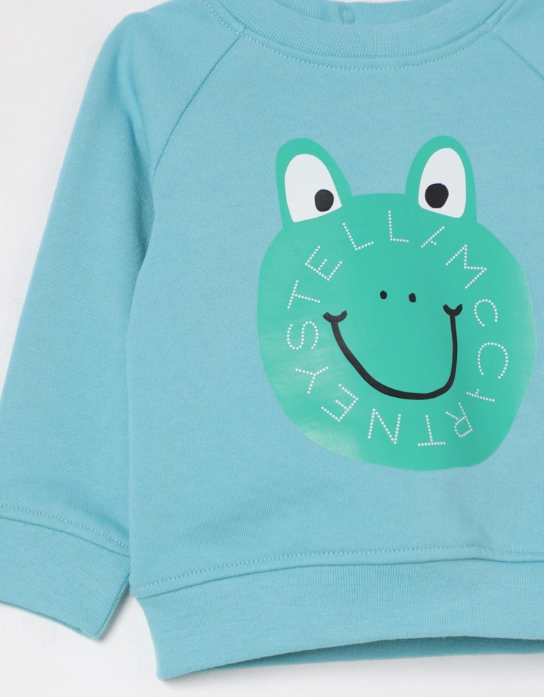 Kids Frog Print Sweatshirt