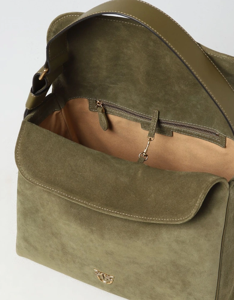 Suede Shoulder Bag Classic Design