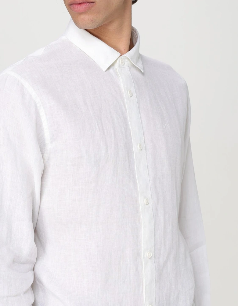 Linen Shirt Long Sleeve Casual