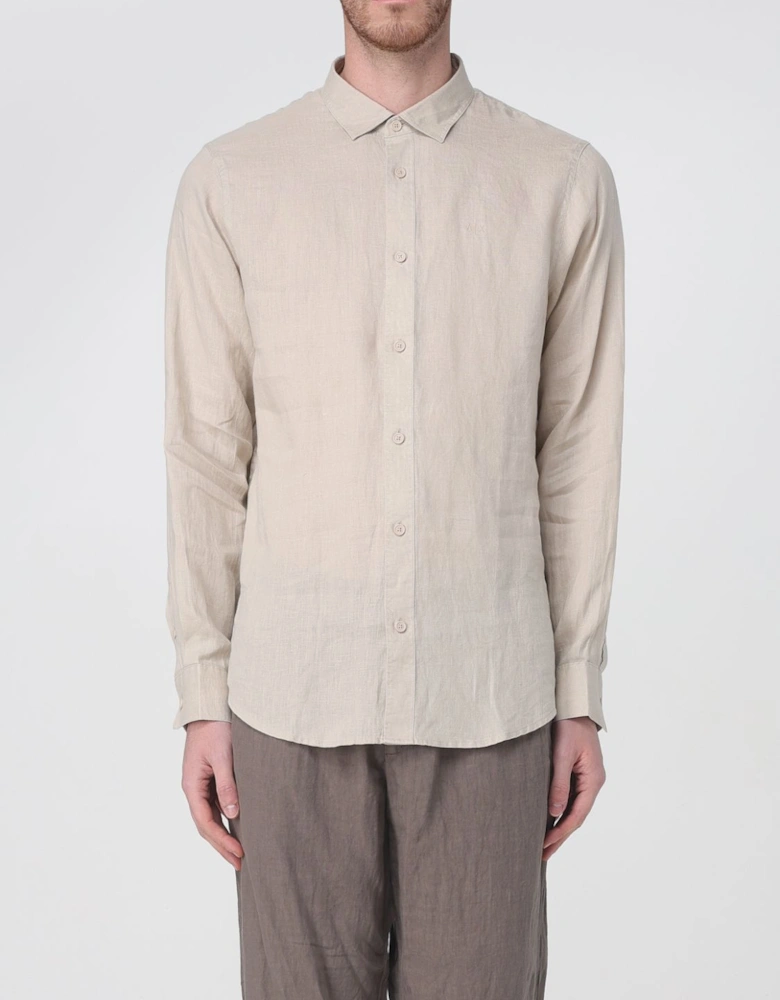 Linen Shirt Long Sleeve Casual