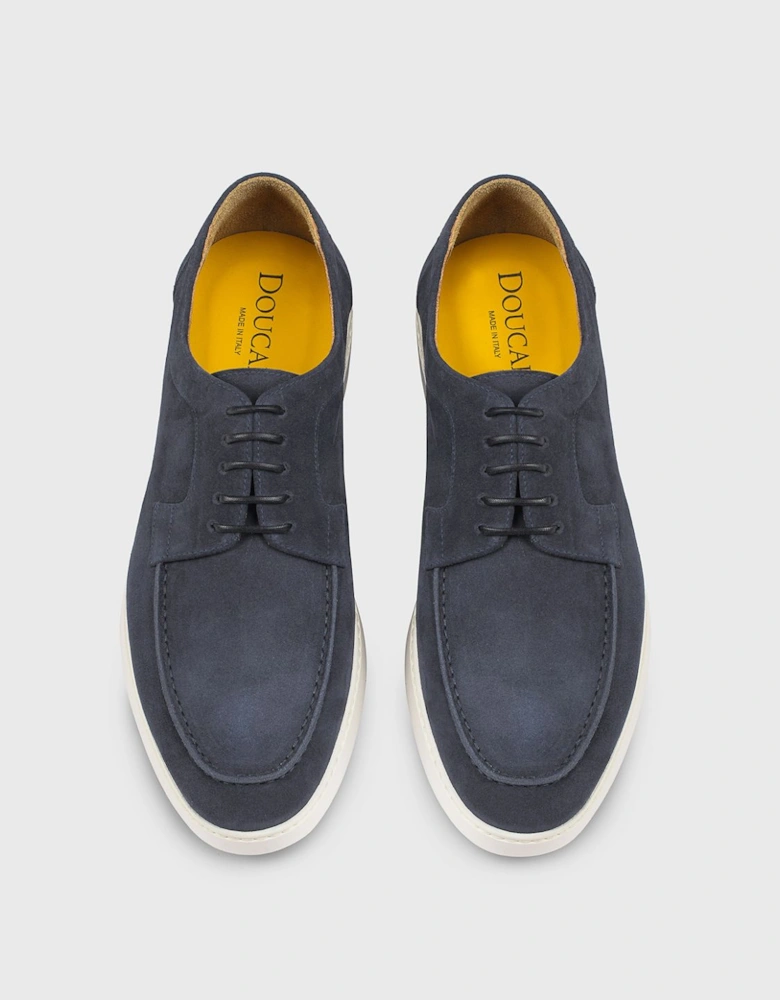 Stylish Lace-Up Shoes with Comfortable Construction for Everyday Wear