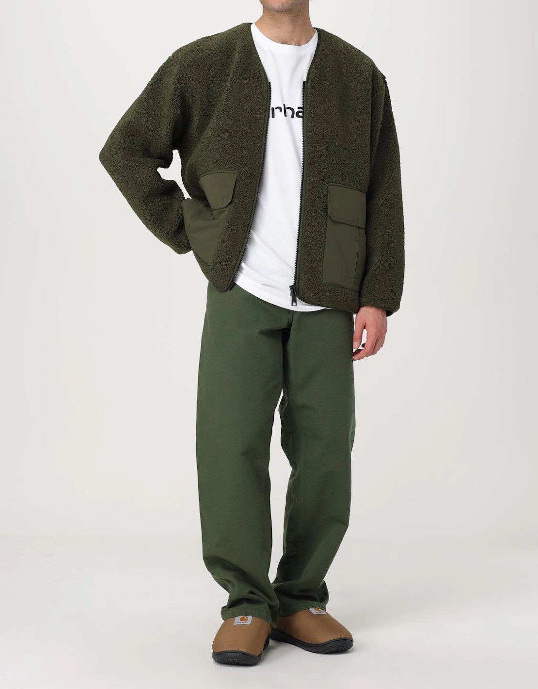 Sherpa Fleece Jacket Eagle ZipUp