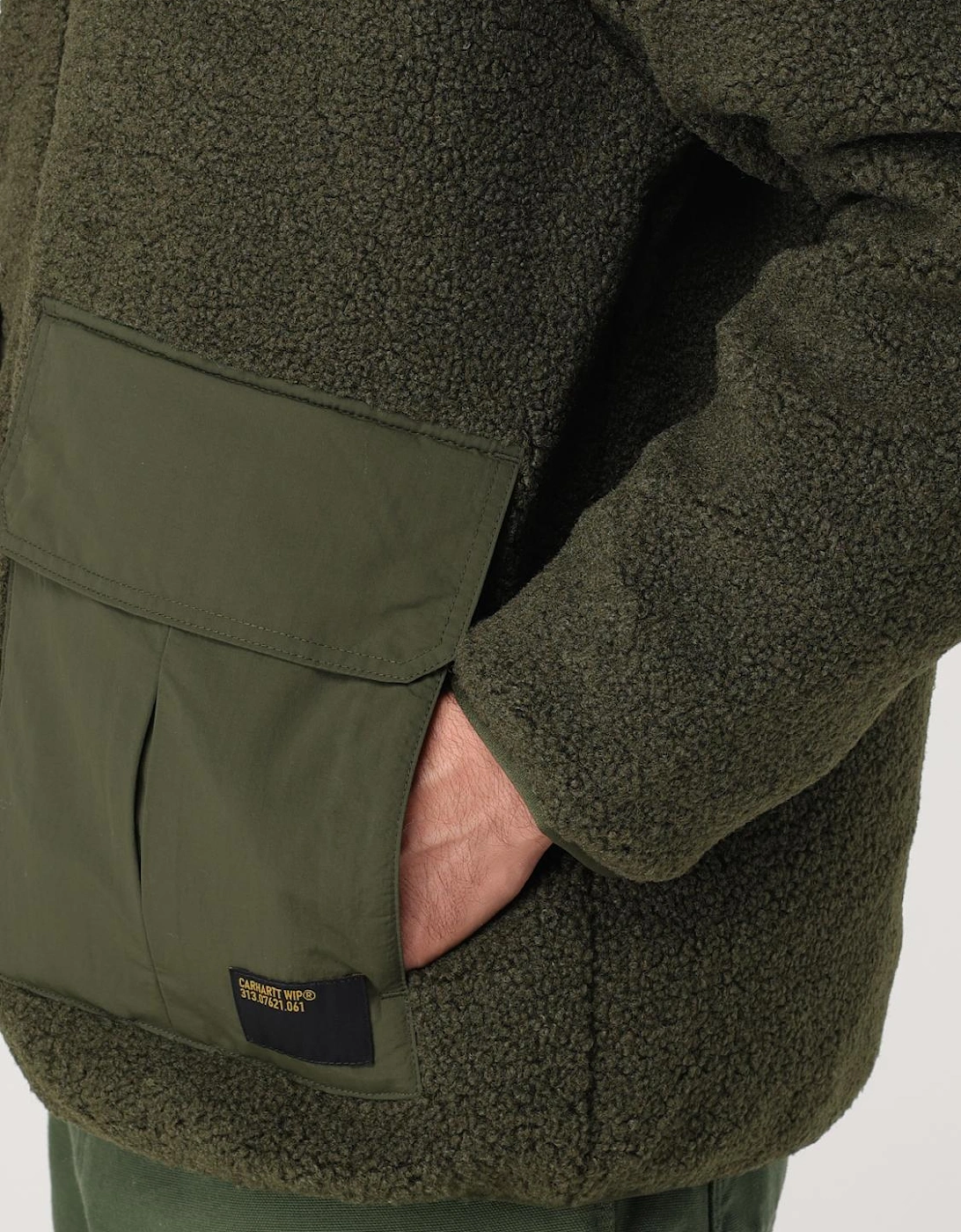 Sherpa Fleece Jacket Eagle ZipUp