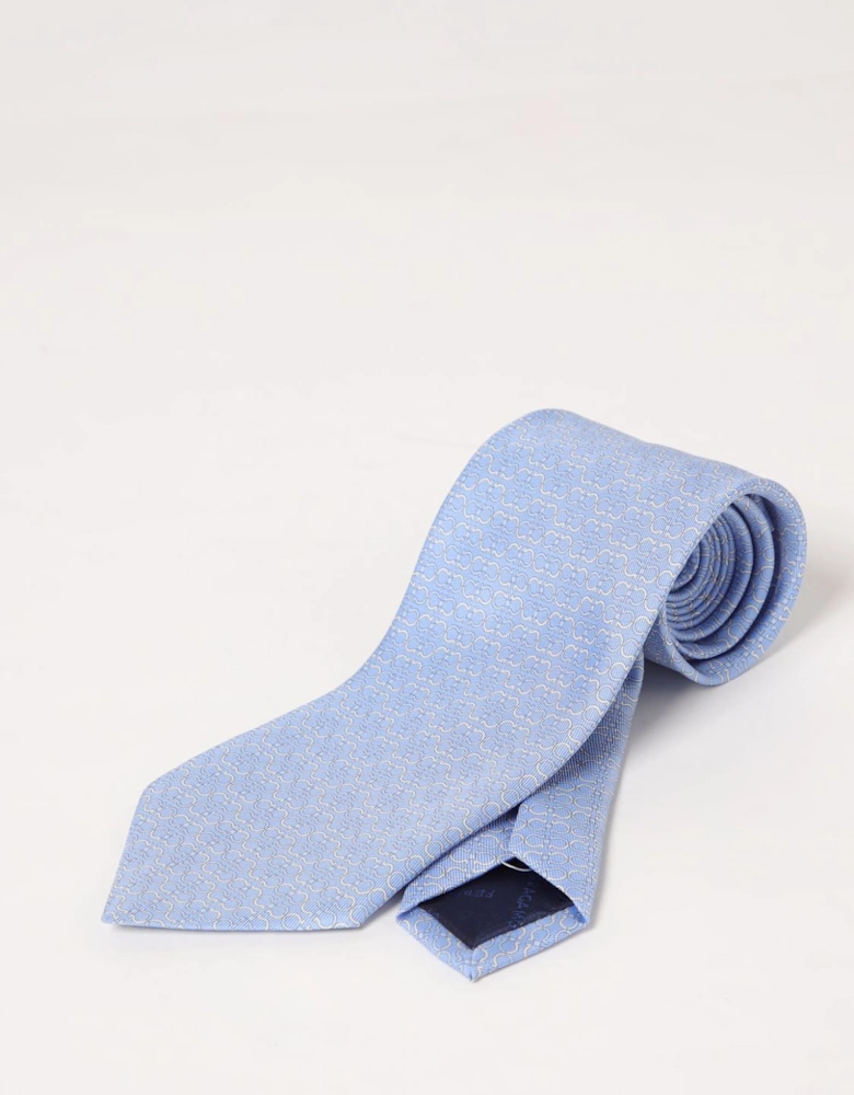 Silk Tie Geometric Pattern