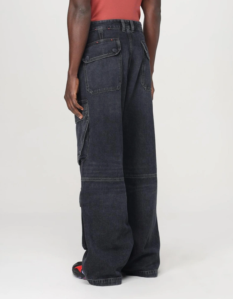 Wide Leg Cargo Jeans
