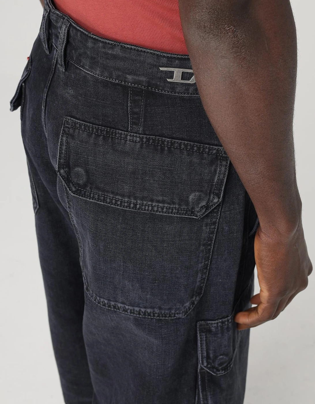 Wide Leg Cargo Jeans