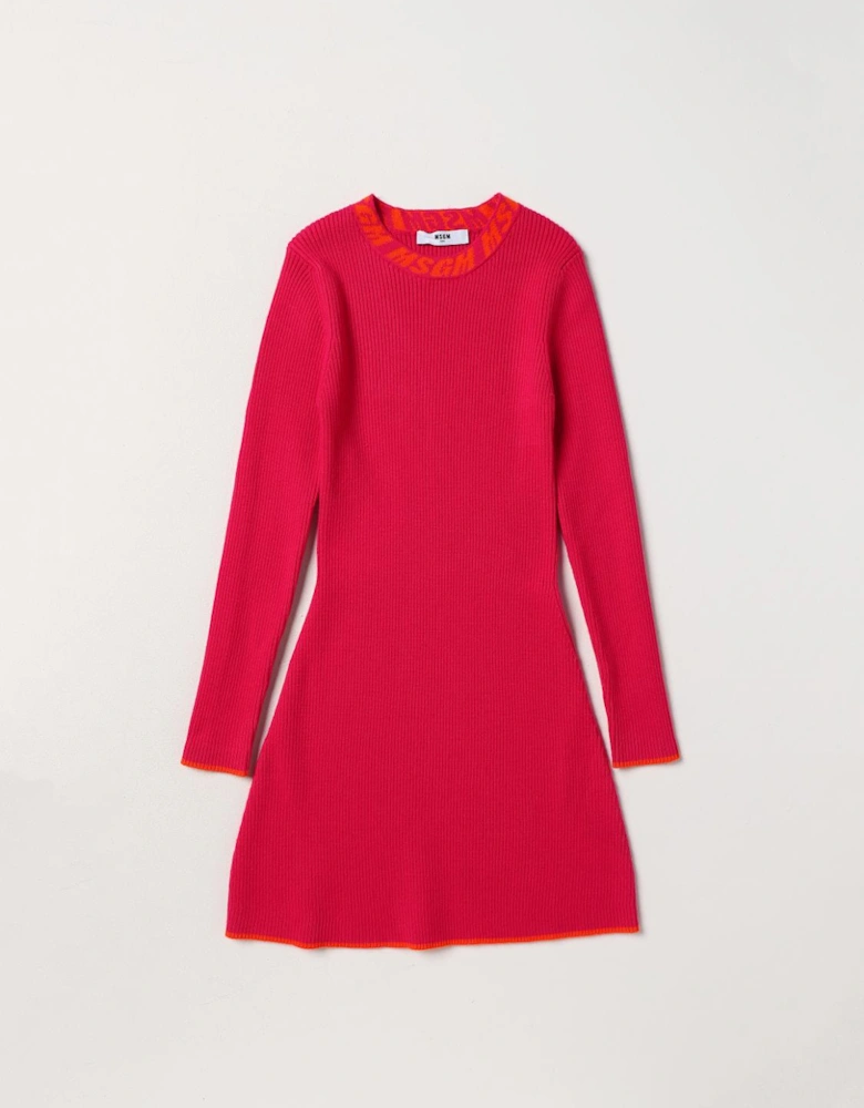 Ribbed Knit Mini Dress