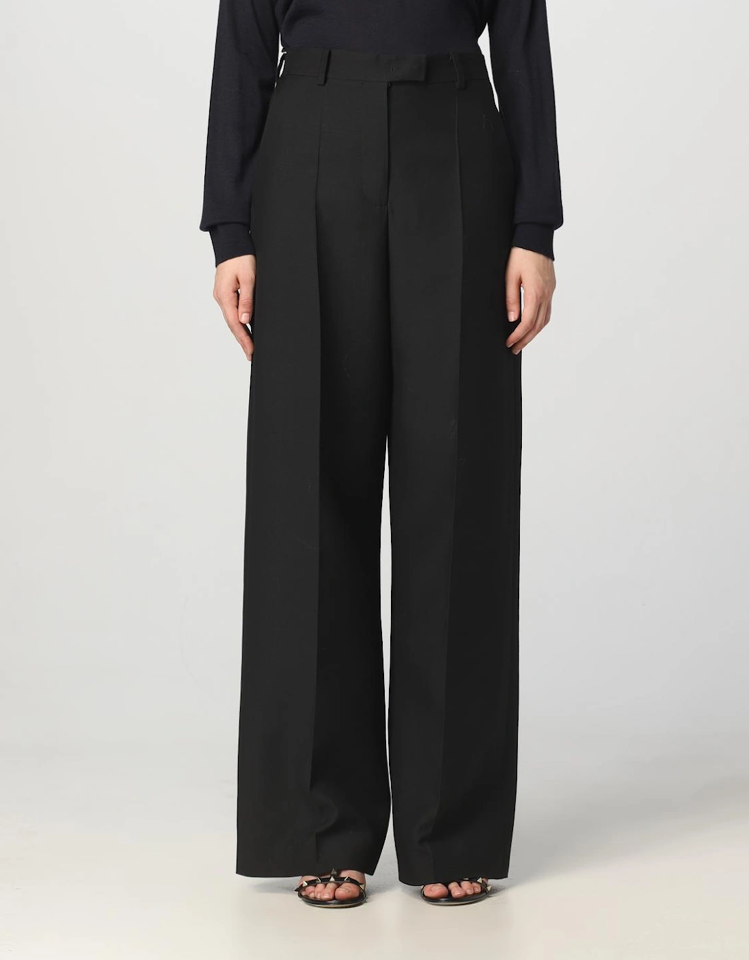 Wide Leg Wool Trousers, 6 of 5