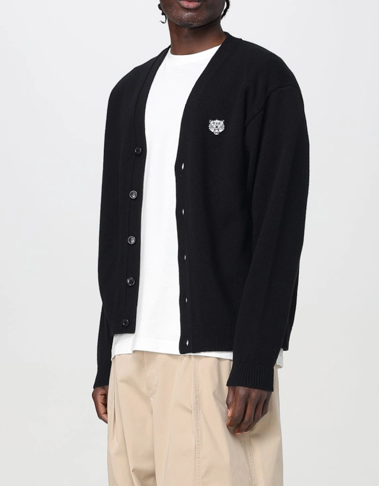 Tiger Head Cardigan VNeck Knitwear