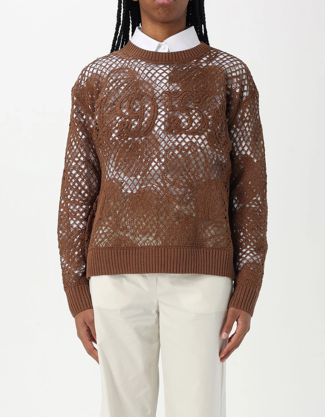Crochet Knit Pullover Sweater, 11 of 10